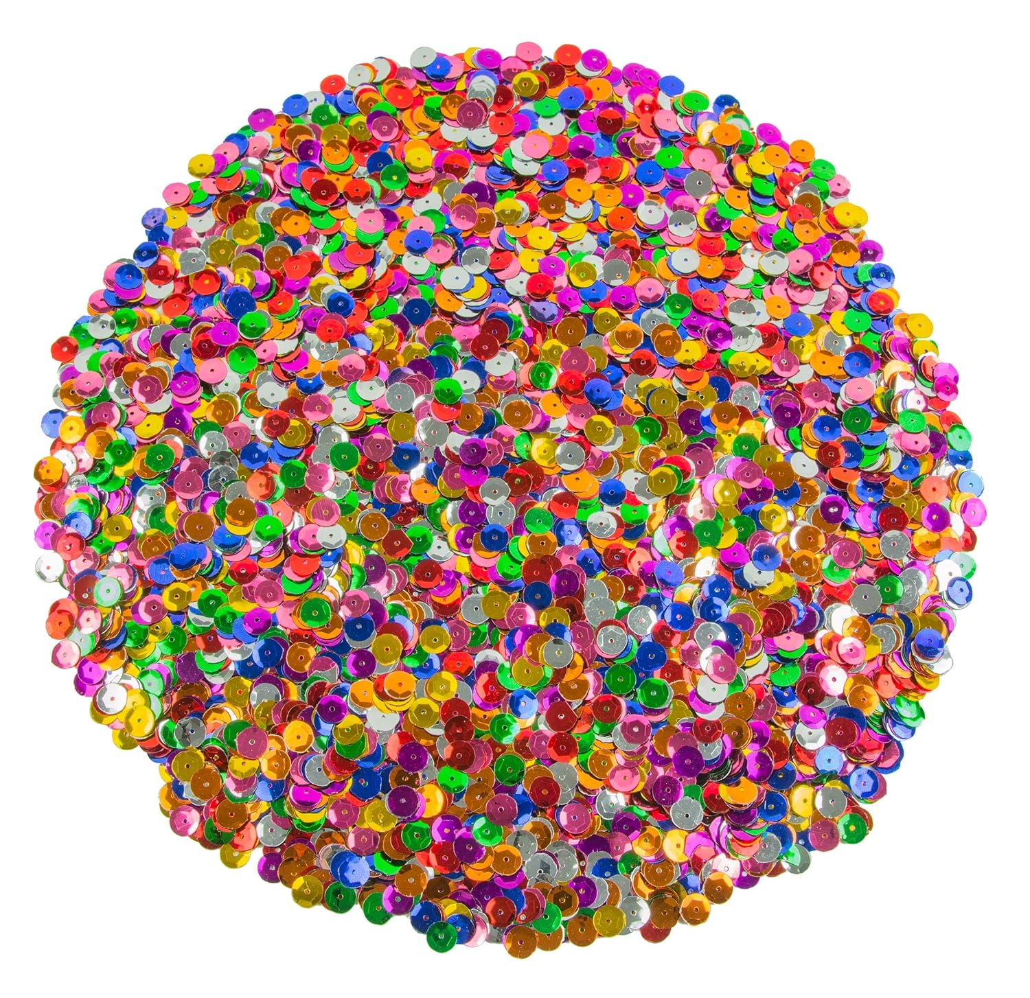 1 CM DIA. SEQUIN PACK - 100 GRAMS