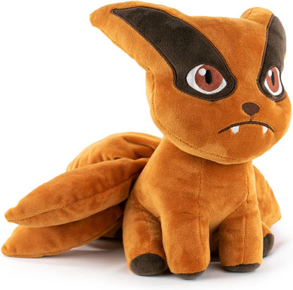 BARRADO Soft Toy of the Characters of Naruto 25cm, 9'84" - Naruto, Kakashi, Sasuke, Kurama, Naruto Six Path - Super Soft Quality (Kurama