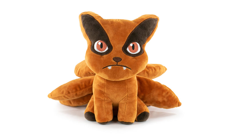 BARRADO Soft Toy of the Characters of Naruto 25cm, 9'84" - Naruto, Kakashi, Sasuke, Kurama, Naruto Six Path - Super Soft Quality (Kurama