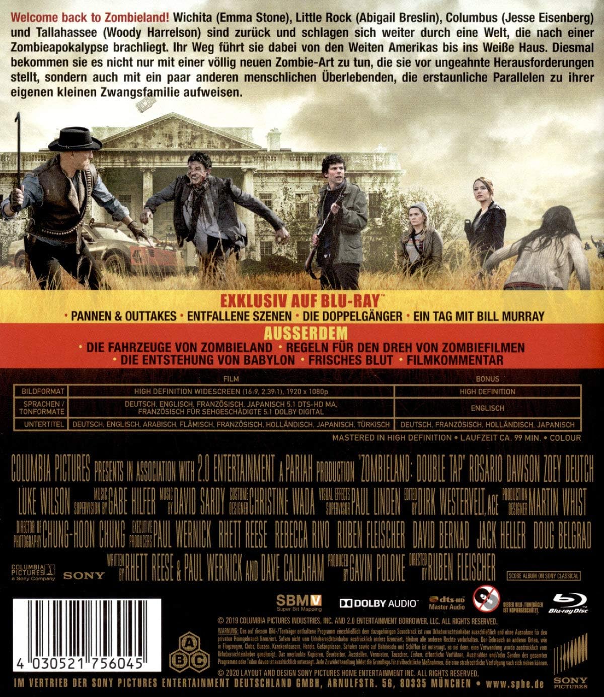 Zombieland - Doppelt hält besser (Blu-ray