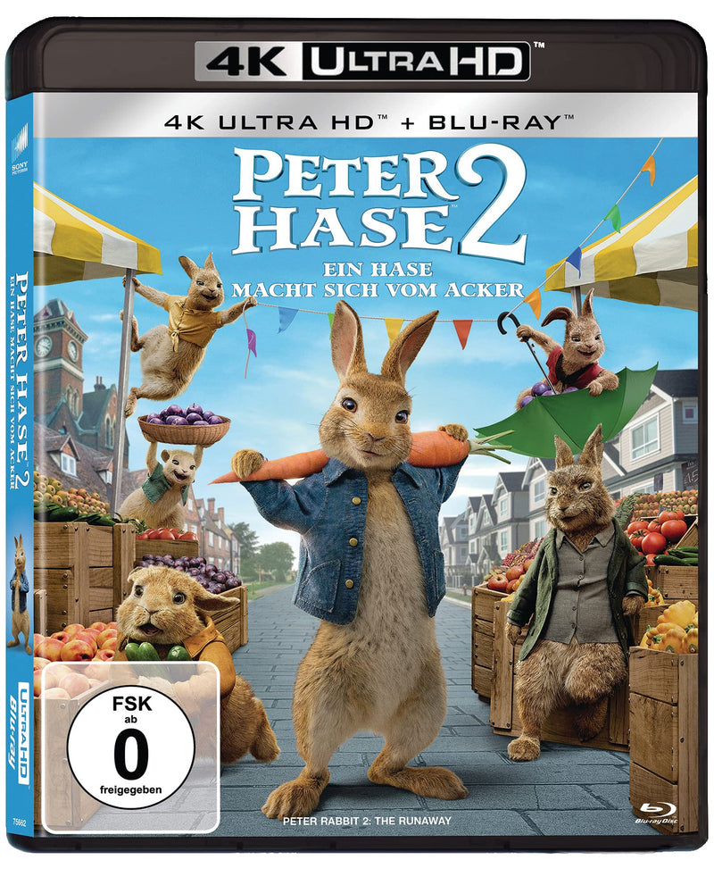 Peter Hase 2 - Ein Hase macht sich vom Acker (4K Ultra HD) (+ Blu-ray 2D)