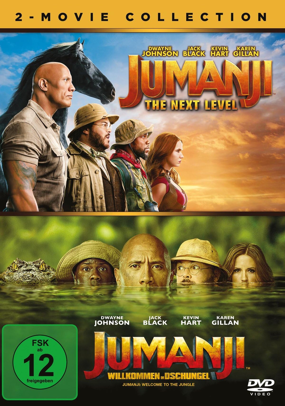 Jumanji: The Next Level / Jumanji: Willkommen im Dschungel (2 DVDs)