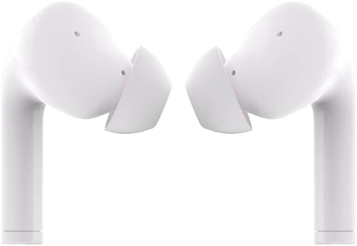 Aiwa EBTW-888ANC/WT (UK) White Diamond Pods, True Wireless In Ear Headphones (TWS) with Active noise cancelling, HD, Voice Assist, Gaming Mode, Hands free Call, Waterproof/White