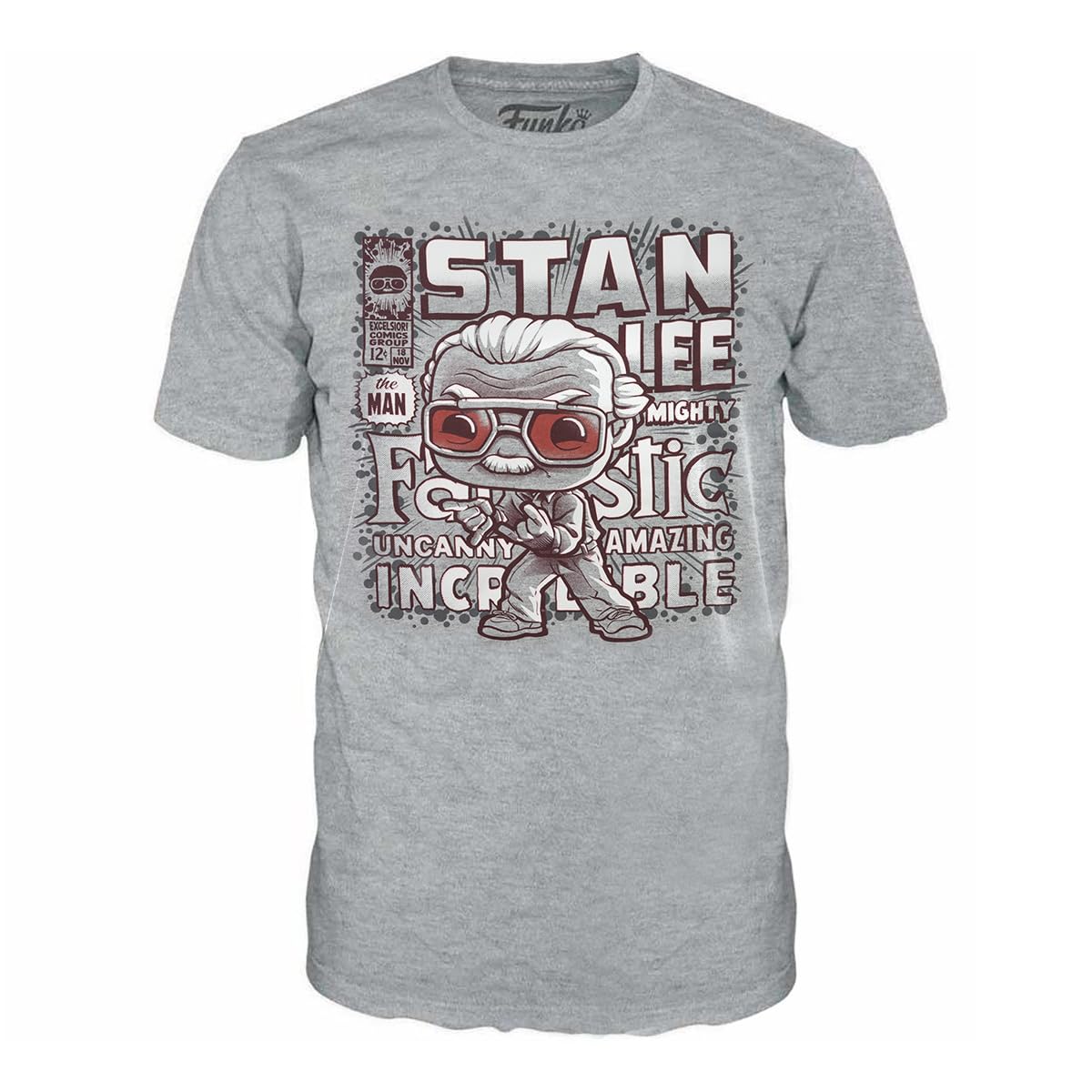 Funko Pop! Boxed Tee: Marvel - Stan Lee - M