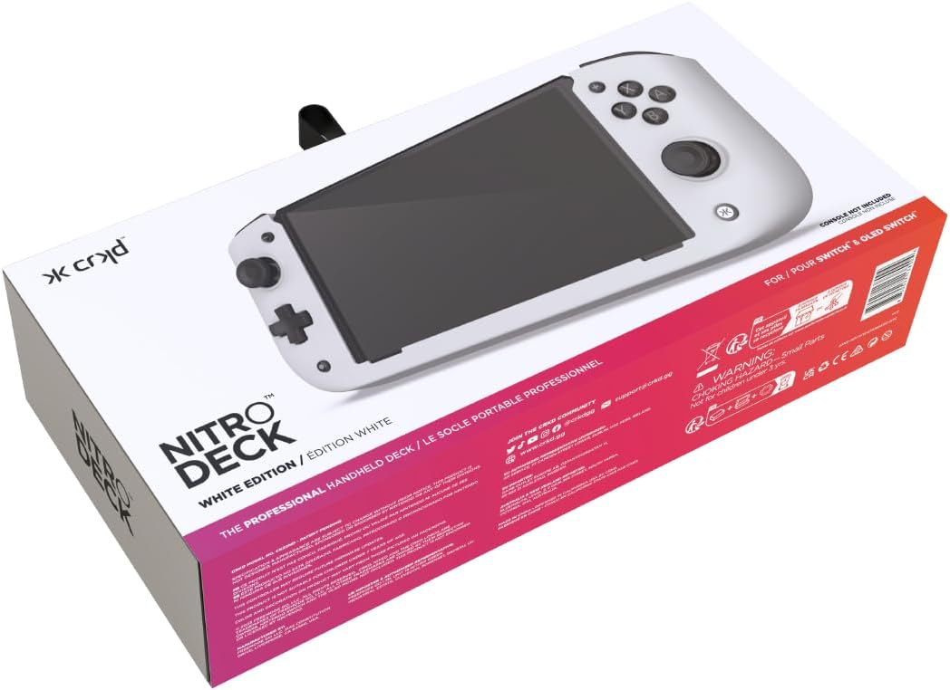 CRKD - Nitro Deck for Switch & OLED Switch (White) (INT