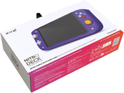 CRKD - Nitro Deck Retro for Switch & OLED Switch Limited Edition with Case (Purple) (INT