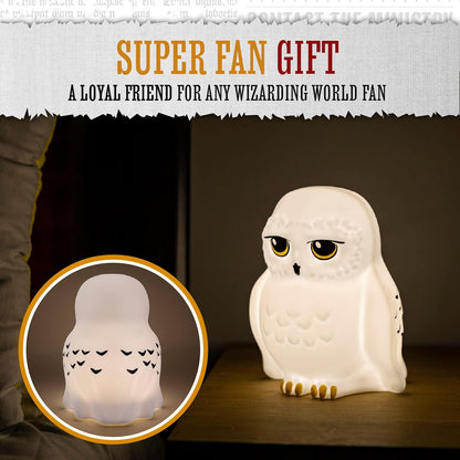Paladone Harry Potter Hedwig Night Light - Harry Potter Decor - Bedroom Night Light for Kids