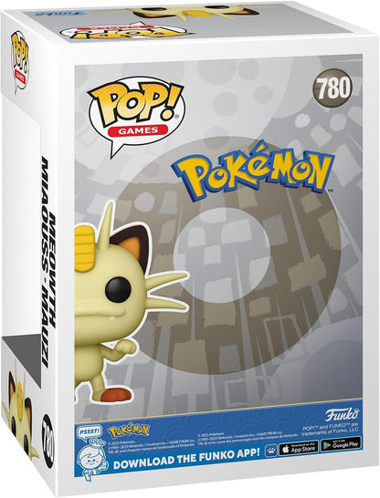 Funko POP! Games: Pokemon - Meowth - Verzamelbaar Vinyl Figuur - Cadeau Idee - Officiële Merchandise -Video Games Fans - Model Figuur voor Verzamelaars en Display