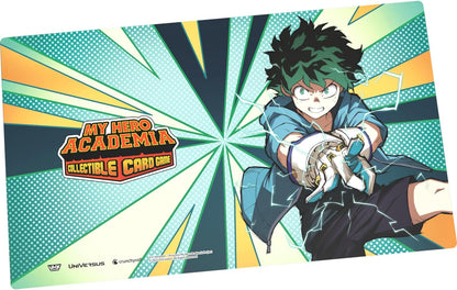 UVS Games My Hero Academia Collectible Card Game Set 6: Jet Burn - Izuku Midoriya Playmat
