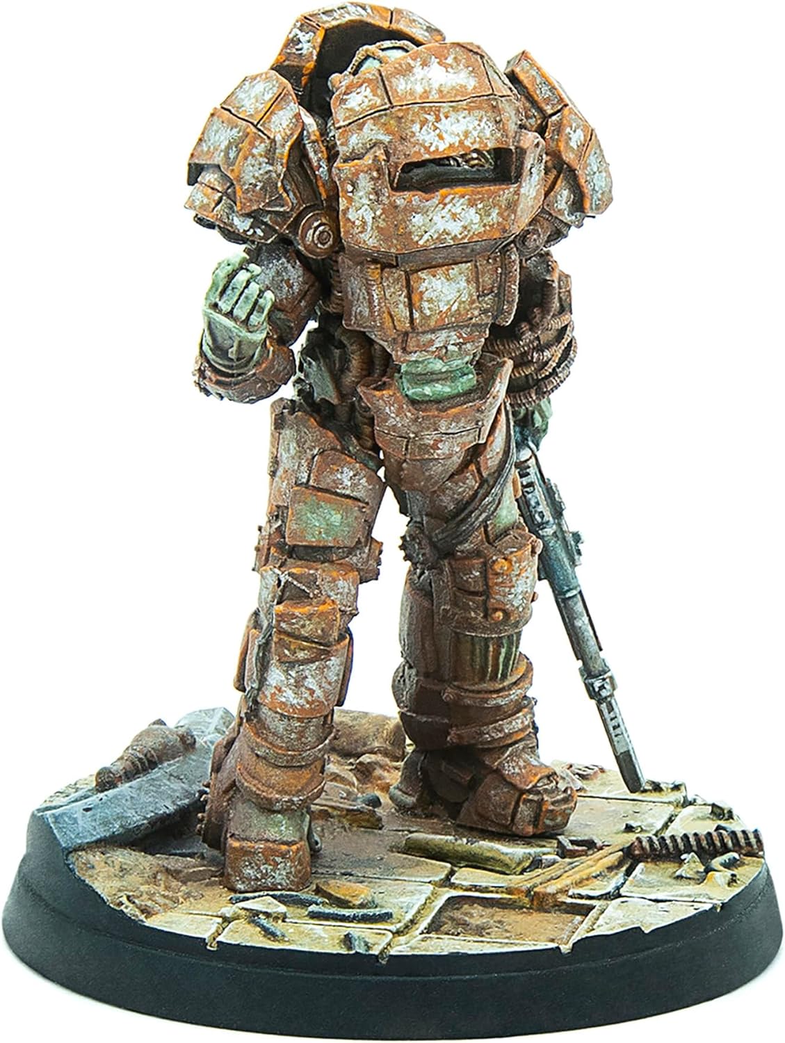 Modiphius: Fallout: Wasteland Warfare - Raiders Overlords - 3 Figures, Nuka World Wave, 32mm Multi-Part Resin Unpainted Miniatures, RPG, Scenic Bases