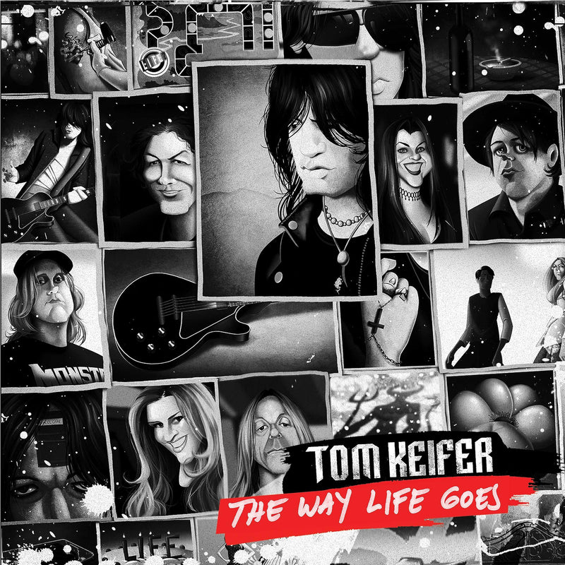 THE Way Life Goes - RED/BLACK/WHITE SPLATTER