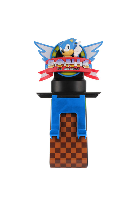Cable Guys Sonic The Hedgehog Cable Guys Light Up Ikon Gaming Accessories Holder & Phone Holder for Most Controller (Xbox, Play Station, Nintendo Switch) & Phone