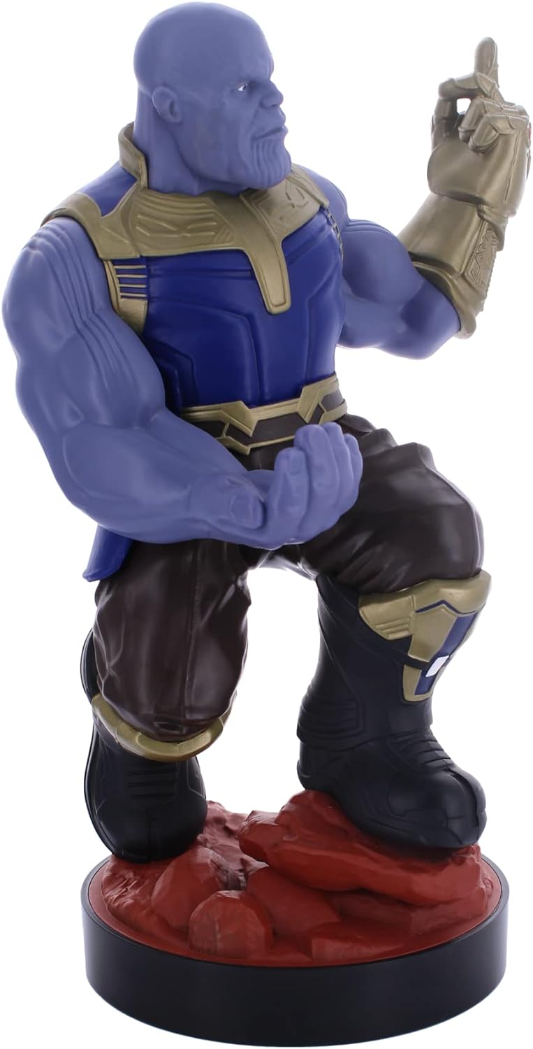 Cable Guys - Marvel Thanos Gaming Accessories Holder & Phone Holder for Most Controller (Xbox, Play Station, Nintendo Switch) & Phone