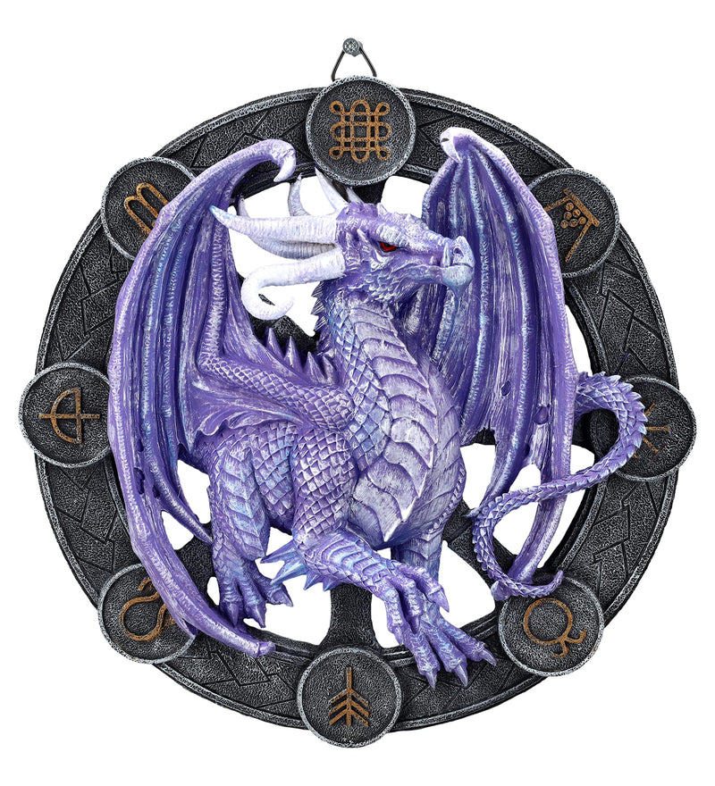 Pacific Giftware Wandrelief Drache Samhain by Anne Stokes 27 cm | Figur Statue Dragons of the Sabbats