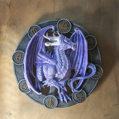 Pacific Giftware Wandrelief Drache Samhain by Anne Stokes 27 cm | Figur Statue Dragons of the Sabbats