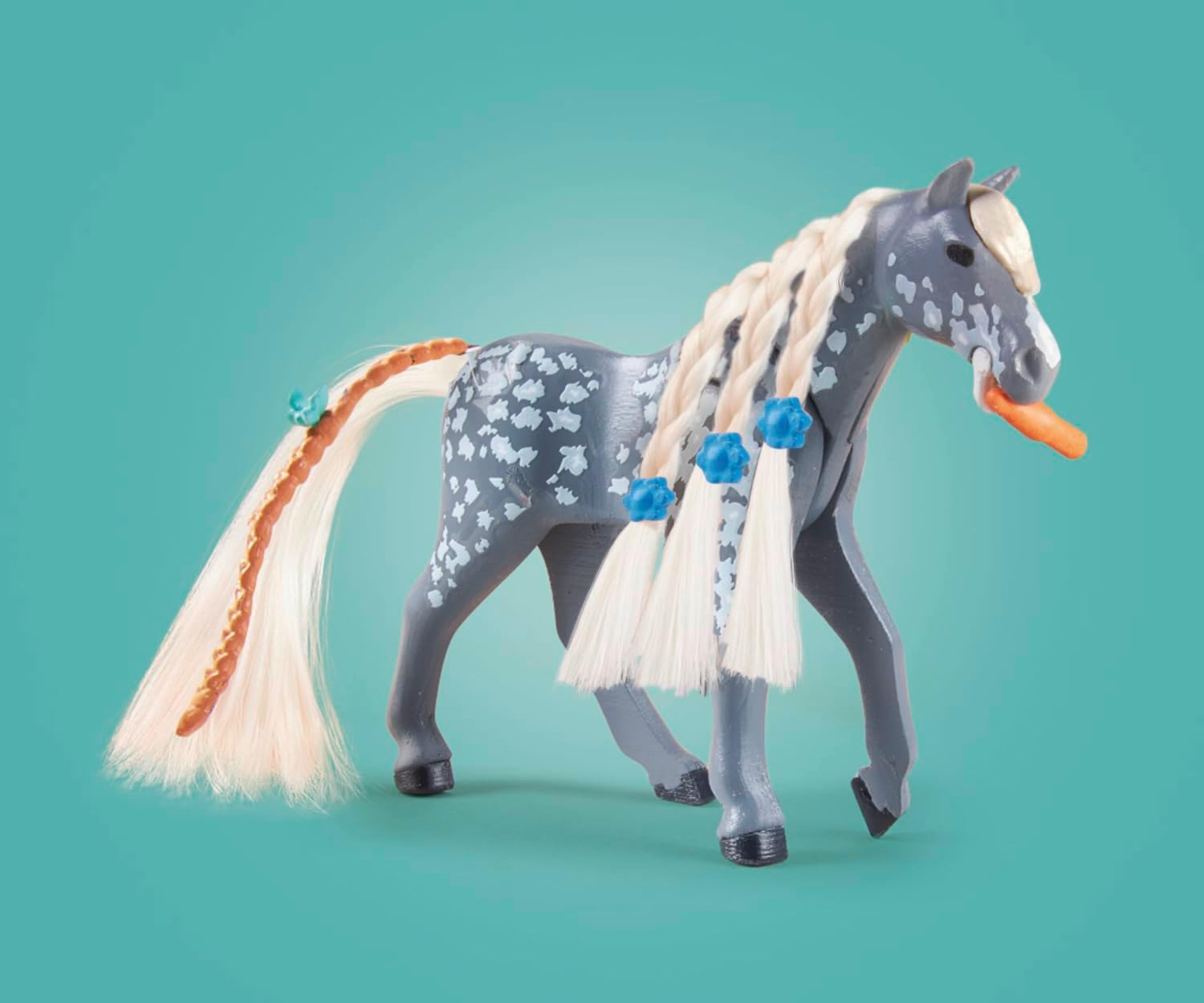 Playmobil 71353 Horses of Waterfall Horse Stall with Amelia and Whisper, adventures at the picturesque Waterfall Ranch, fun imaginative role-play, sustainable play sets suitable for children ages 5+