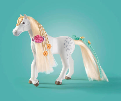 Playmobil 71354 Horses of Waterfall Washing Station with Isabella and Lioness, extensive rides and joint selfies, fun imaginative role-play, sustainable play sets suitable for children ages 5+
