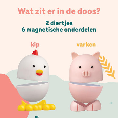 Magimals Wibly Wobly Farm | magnetisch speelgoed | peuter speelgoed | speelgoed 1 jaar/2jaar/3jaar | speelgoed jongens en meisjes | badspeelgoed | dierenspeelgoed