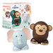 Magimals Safari – Interactive & Magnetic Animals to connect together (6 pieces). Fun and creative bath toys for your child - Safe and squeezable.