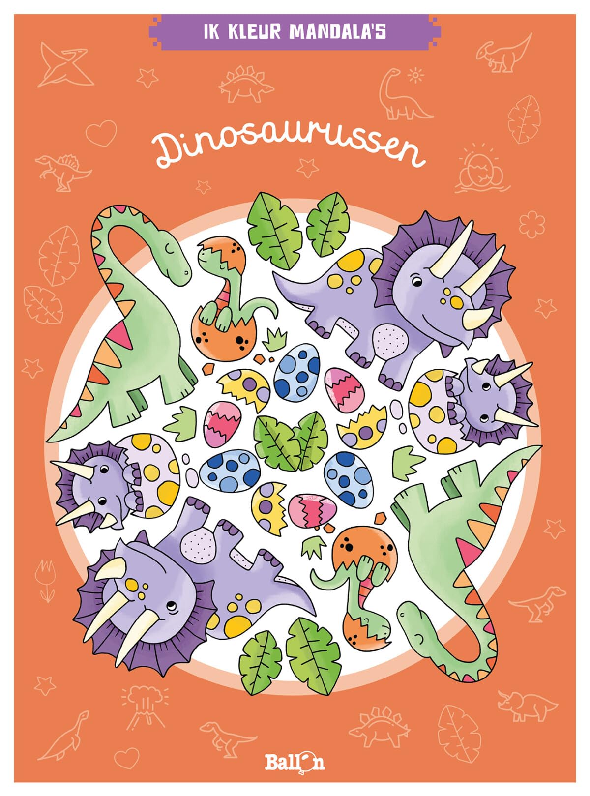 Dinosaurussen (Ik kleur mandala's, 1