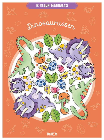 Dinosaurussen (Ik kleur mandala's, 1