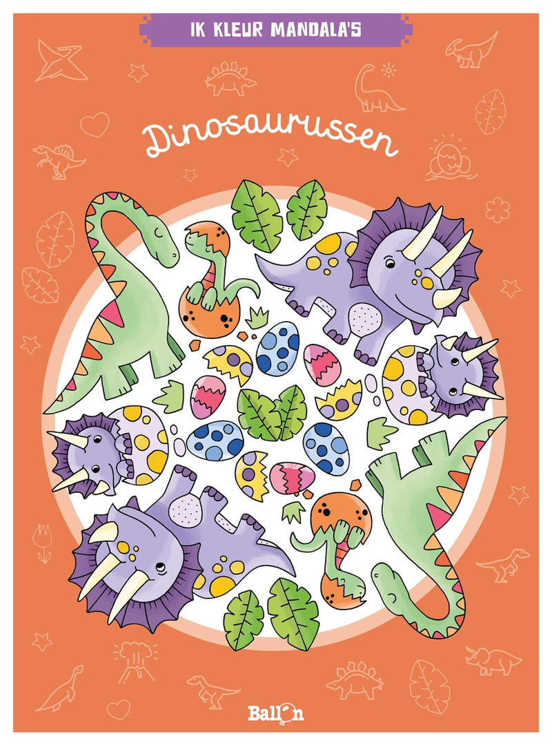 Dinosaurussen (Ik kleur mandala's, 1