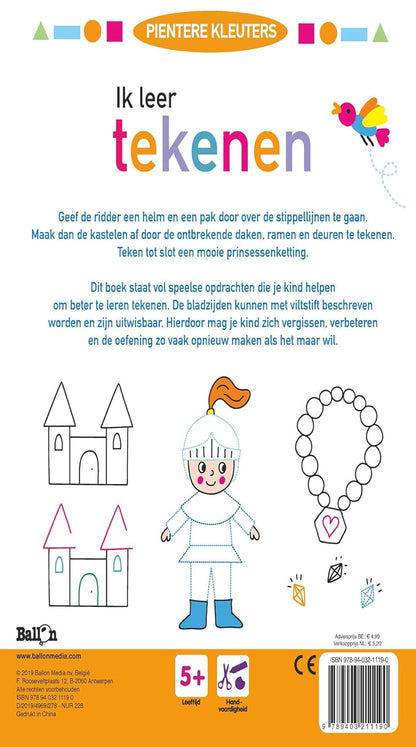Ik leer tekenen 5+ (wipe & clean) (Pientere kleuters (wipe & clean), 1