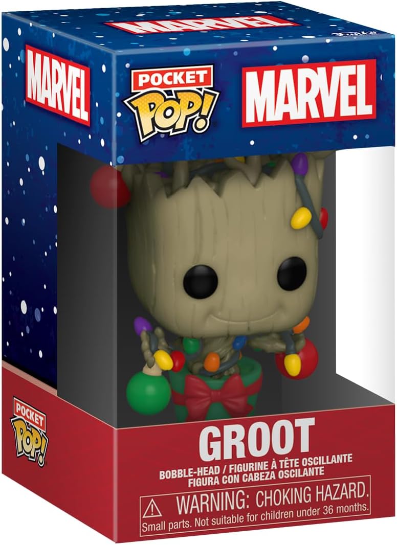 Funko Pocket Pop! & Tee: Guardians of The Galaxy - Holiday Groot - S