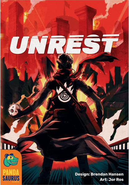 Unrest Card Game - The Asymmetric Game of Rebellion and Control, Fun Family Game for Kids and Adults, Ages 10+, 2 Players, 10-20 Minute Playtime, Made by Pandasaurus Games