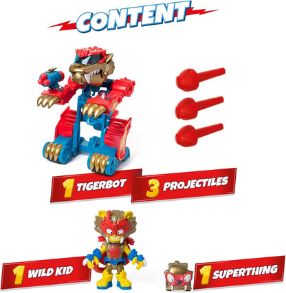SUPERTHINGS S - Playset 1x2 Tiger Transformer Roboter (V.0)