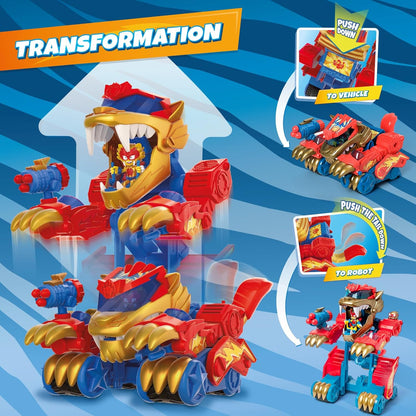 SUPERTHINGS S - Playset 1x2 Tiger Transformer Roboter (V.0)