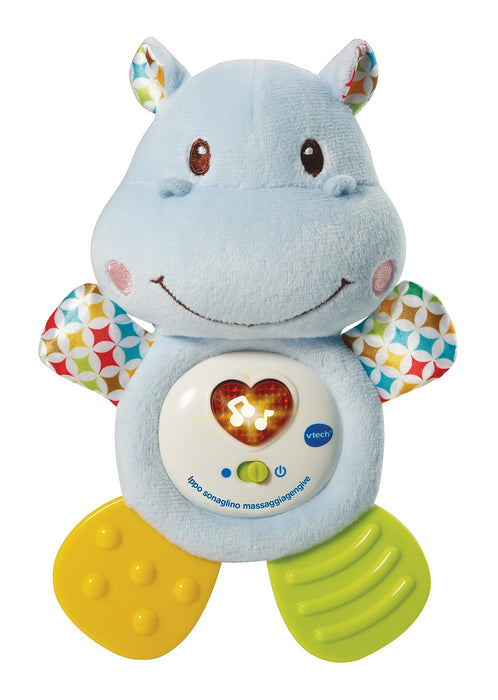 Hasbro V-Tech 80-502507-007 Hippo Rattle Massage Gums Blue