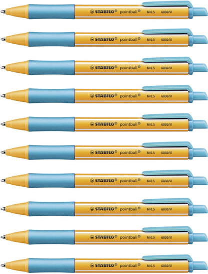 Ballpoint Pen - STABILO Pointball - Pack of 10