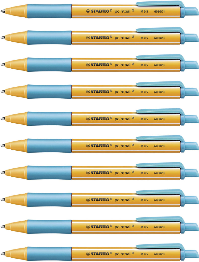 Ballpoint Pen - STABILO Pointball - Pack of 10