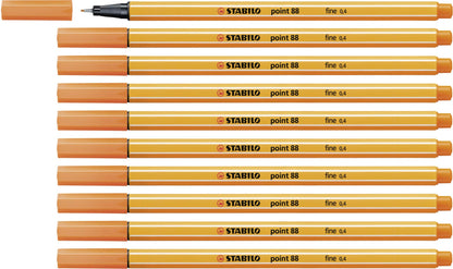 Fineliner - STABILO point 88 - Pack of 10