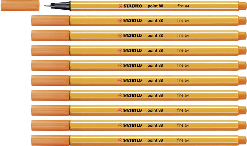 Fineliner - STABILO point 88 - Pack of 10