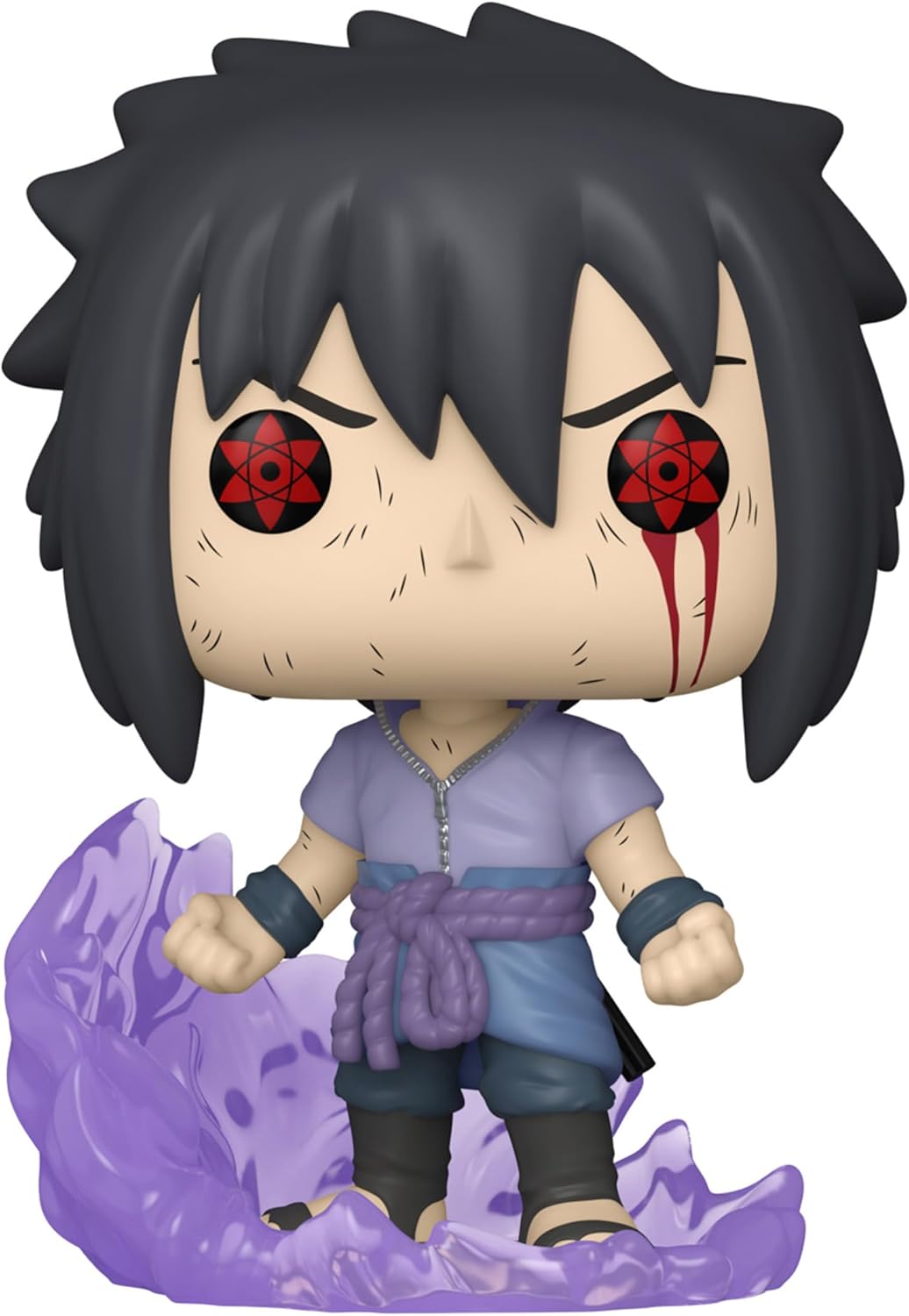 Funko Pop! Animation: Naruto Shippuden - Sasuke Uchiha Half Susano (Amaterasu) Special Edition Multicolor Glow Exclusive #1436 - Glows in The Dark
