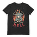 EDUELY (YOU`RE LATE TO HELL) BLACK UNISEX T-SHIRT LARGE