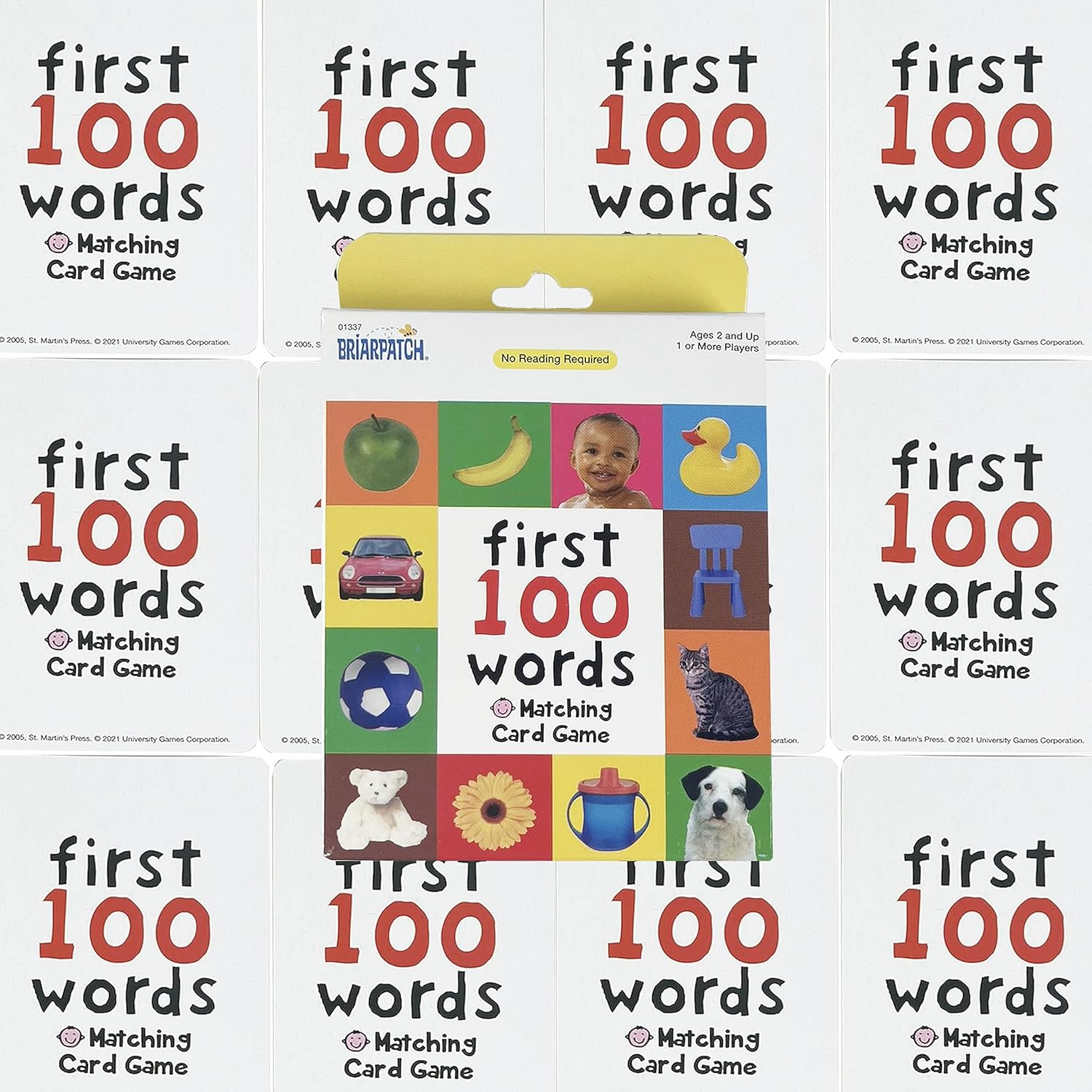 University Games First 100 Words Matching Card Game