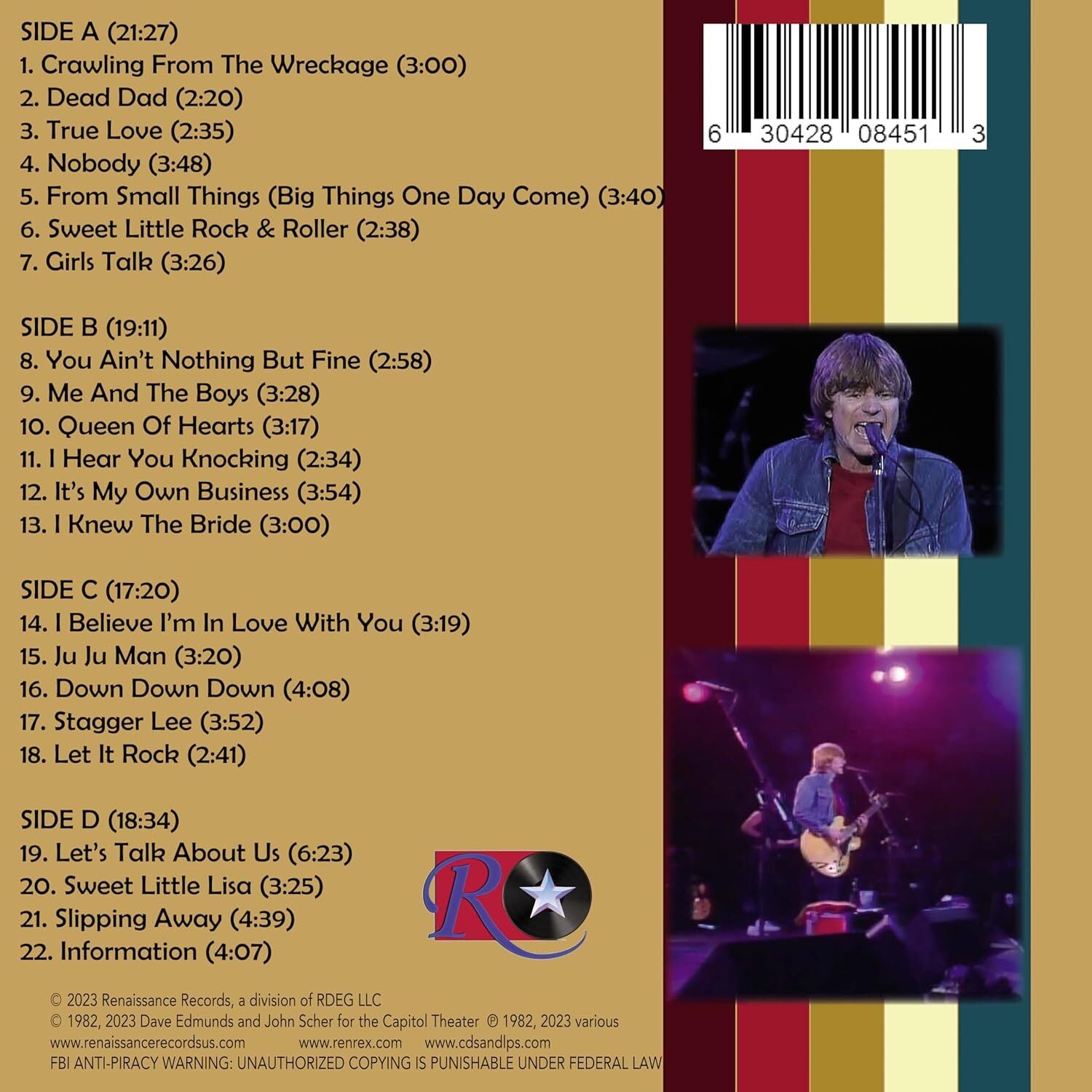 Live at the Capitol Theater, May 15, 1982