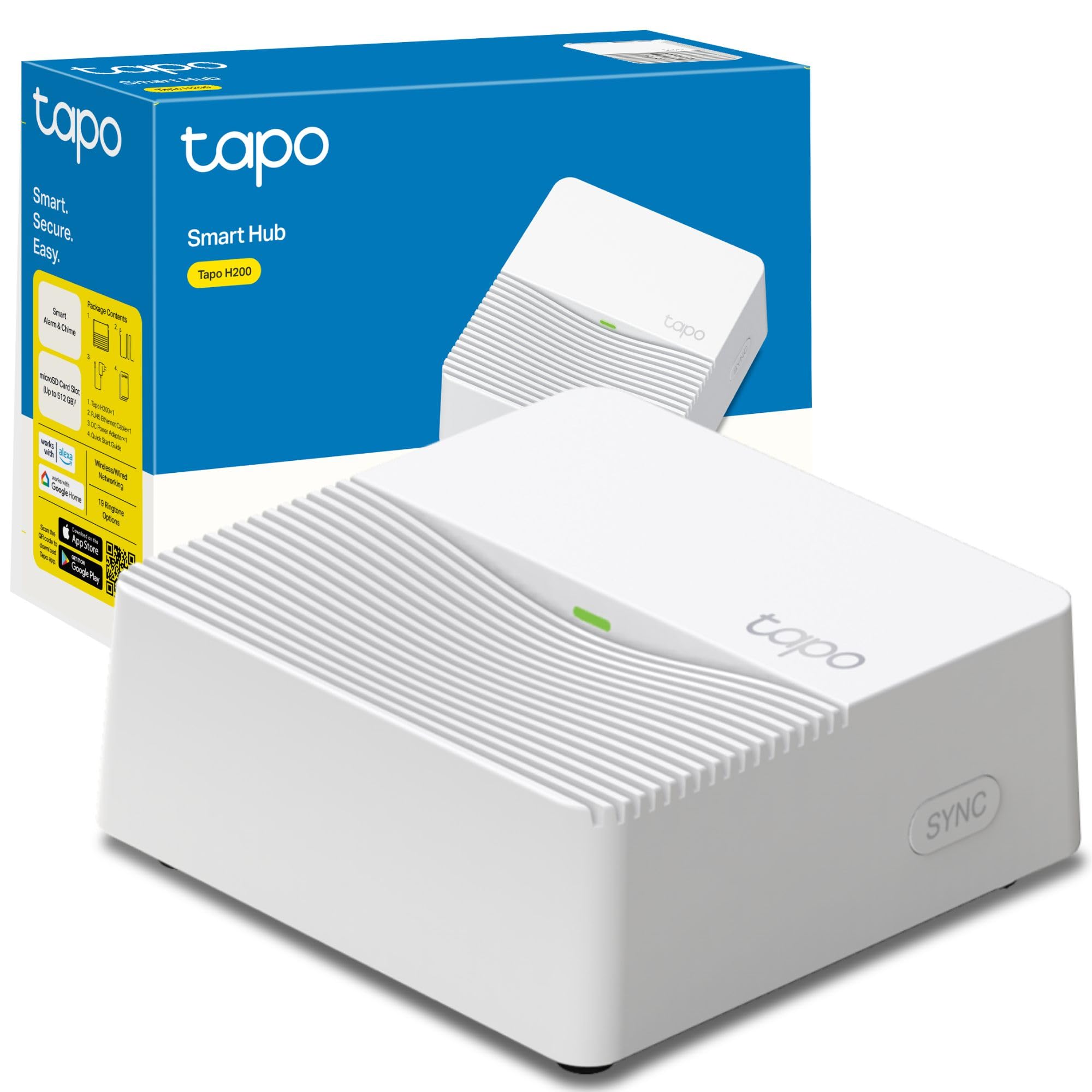 Tapo H200 V1 - Smart Hub - Wireless - Wi-Fi - 868.35 Mhz, 2.4 Ghz, 863.35 Mhz, 864.35 Mhz