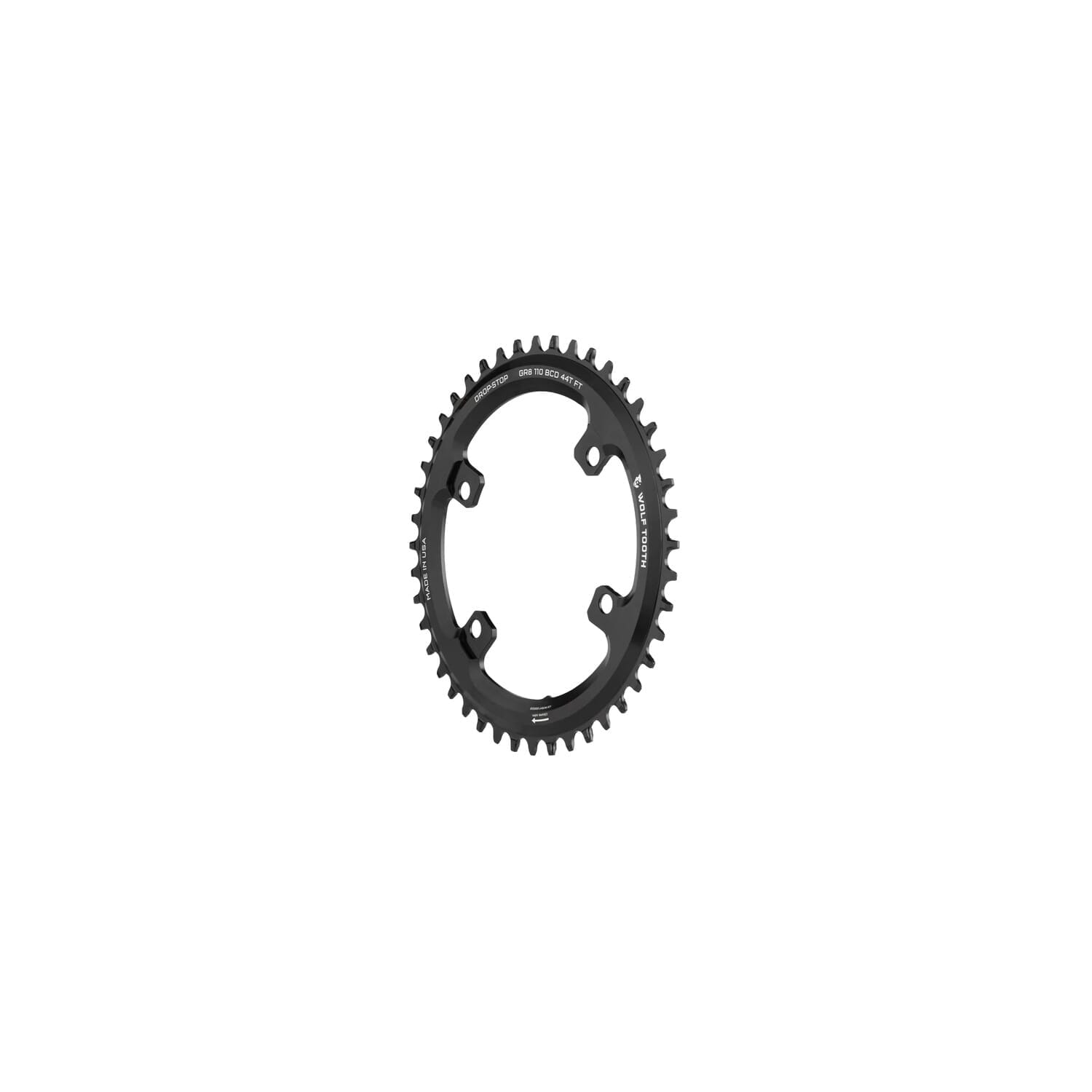 Wolf Tooth 110 BCD Asymmetric 4-bolt for Shimano GRX Drop Stop B 44T