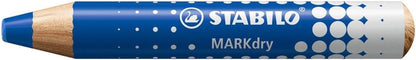 STABILO Markdry Set of 6 Marker Pencils - Blue