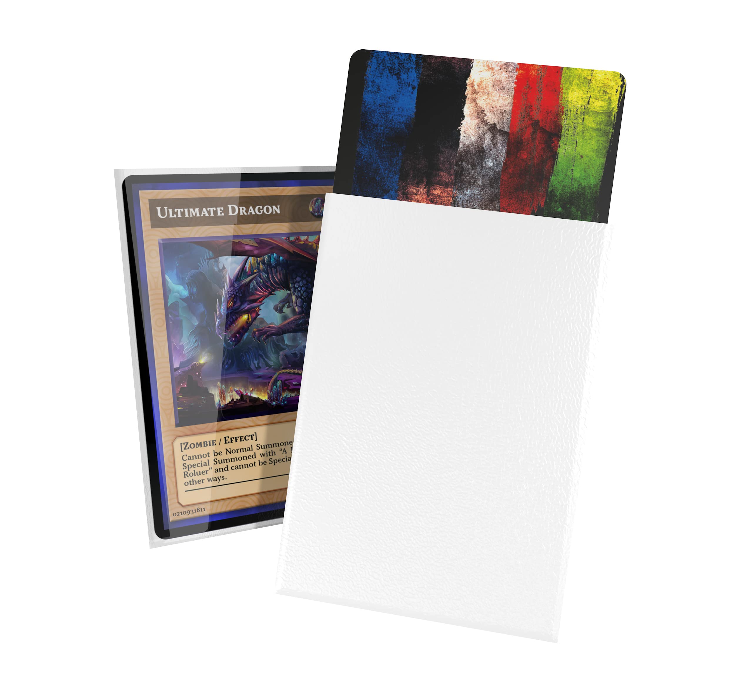 Ultimate Guard Cortex Card Sleeves, 60 Japanese Size TCG Sleeves, 62 x 89mm, White Back, Glossy Finish, No PVC & Acid-Free, High Clarity