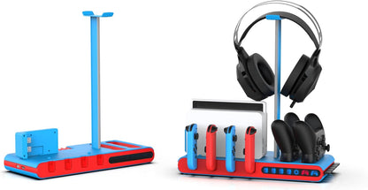 Imp Gaming DLX2 LED Multi-Function Charge and Store Stand Nintendo Switch Nintendo Switch Multi Colour