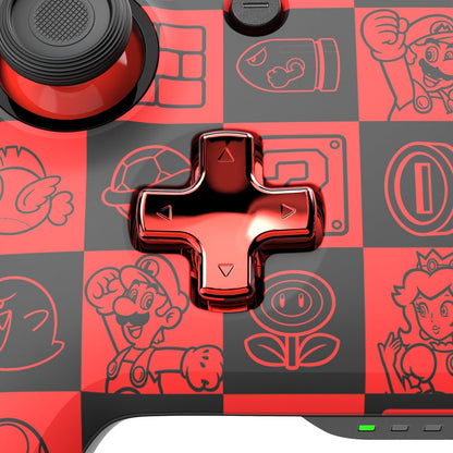 PDP Official Wireless Deluxe Controller Nintendo Switch GLOW - Super Icons