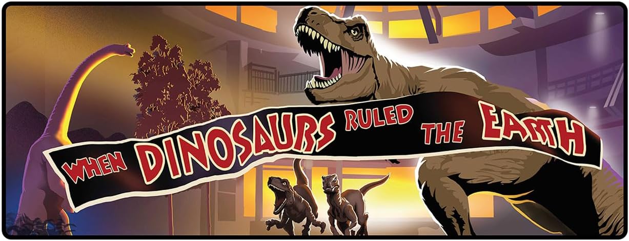 FaNaTtik Jurassic Park XL Desk Pad and Coaster Set