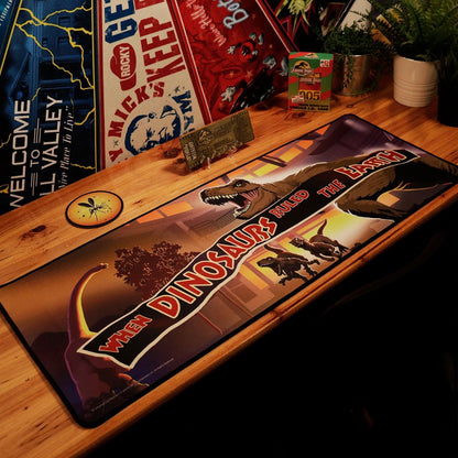 FaNaTtik Jurassic Park XL Desk Pad and Coaster Set