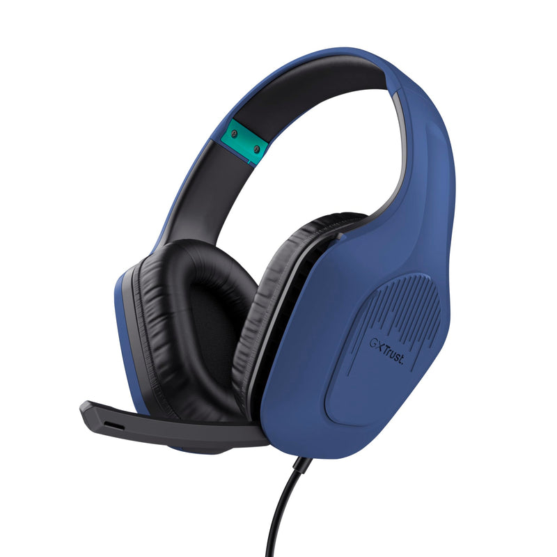 Trust Gaming GXT 415B Zirox Lichtgewicht Gaming Headset met 50mm-drivers voor PC, Xbox, PS4, PS5, Switch, Mobile, 3.5 mm Jack, 2m Kabel, Opklapbare Microfoon, Over-Ear Bedrade Koptelefoon