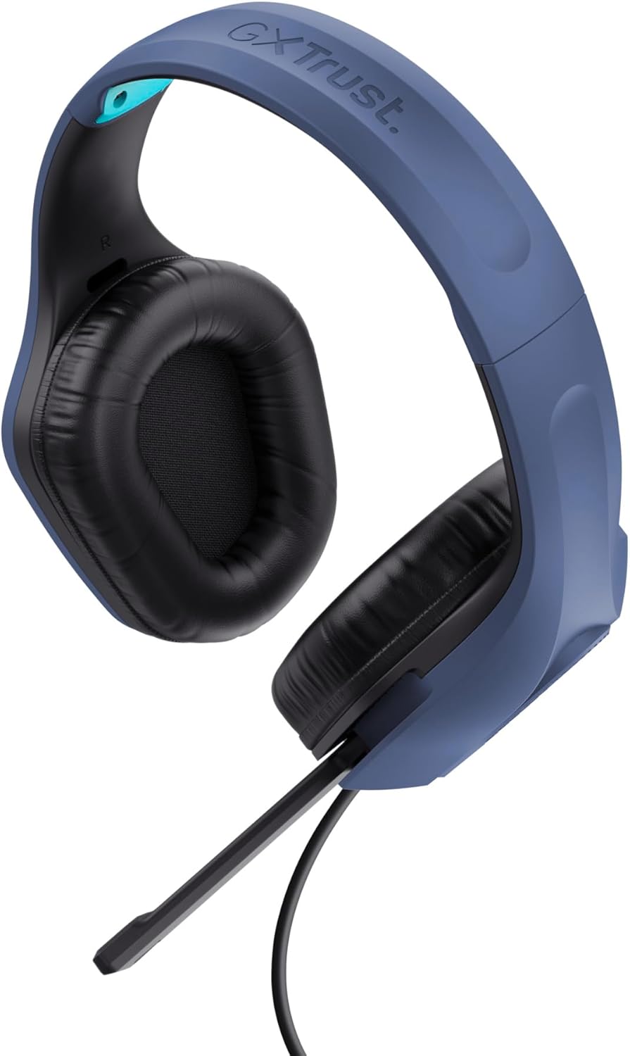Trust Gaming GXT 415B Zirox Lichtgewicht Gaming Headset met 50mm-drivers voor PC, Xbox, PS4, PS5, Switch, Mobile, 3.5 mm Jack, 2m Kabel, Opklapbare Microfoon, Over-Ear Bedrade Koptelefoon